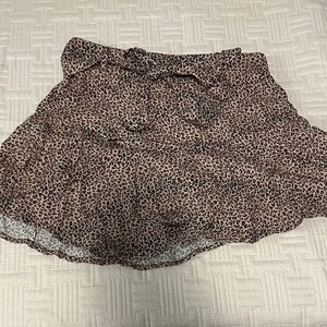 URBAN Romantics Animal Print Mini Skirt